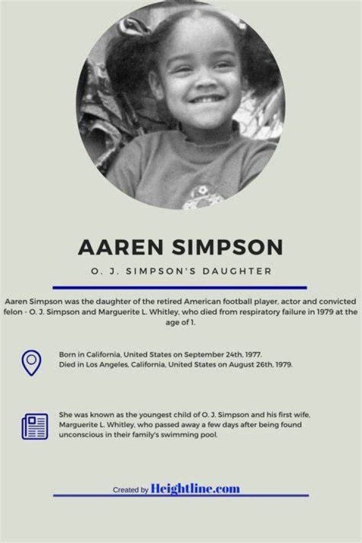 Aaren Simpson The tragic death of O.J Simpson's daughter Tuko.co.ke