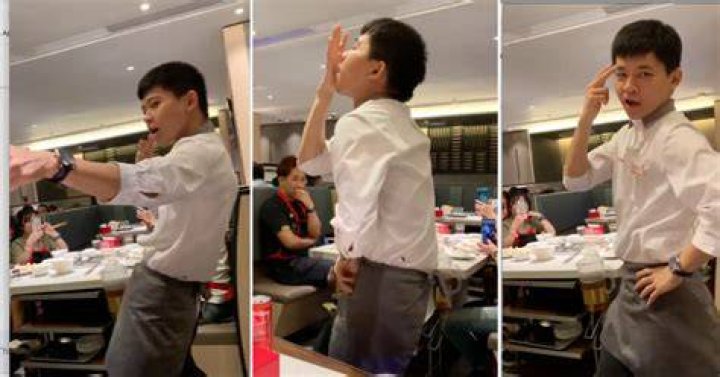 Haidilao waiter in M'sia goes viral for dramatically dancing to