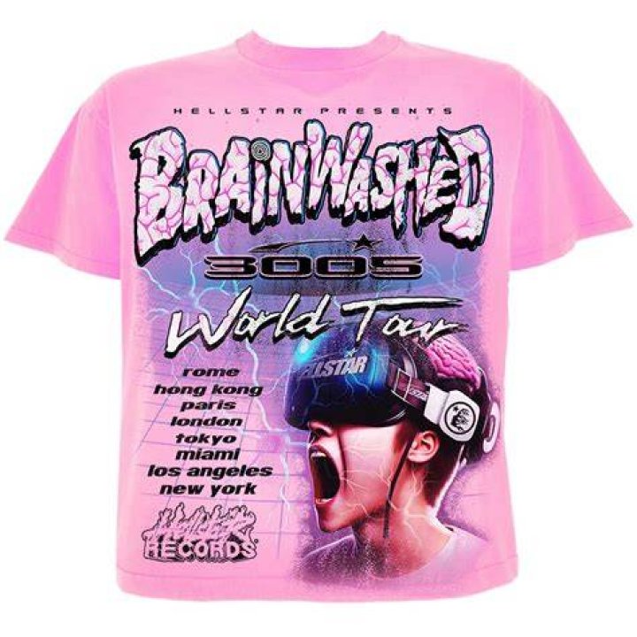 Hellstar Brainwashed World Tour TShirts StealthNY