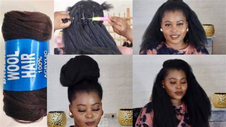 How to fake natural hair / 4C/5C Hair YouTube