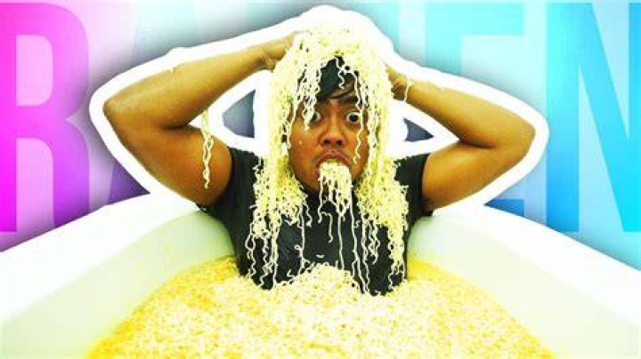 RAMEN BATH CHALLENGE! YouTube
