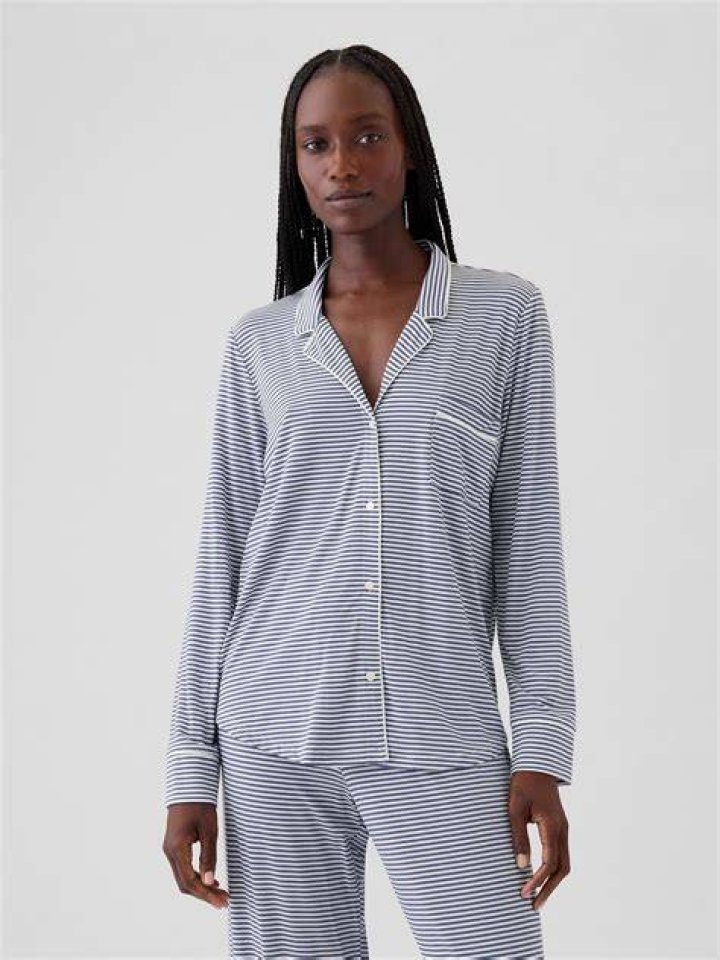 VALERIE SKY BLUE MODAL PYJAMA SET Marine Tales